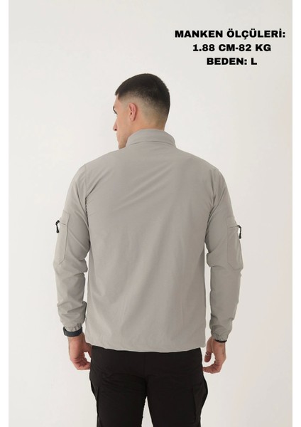 Outdoor Unisex Slim Fit Likralı Su Itici Çok Cepli Mevsimlik Taktik Spor Ceket fiyatları