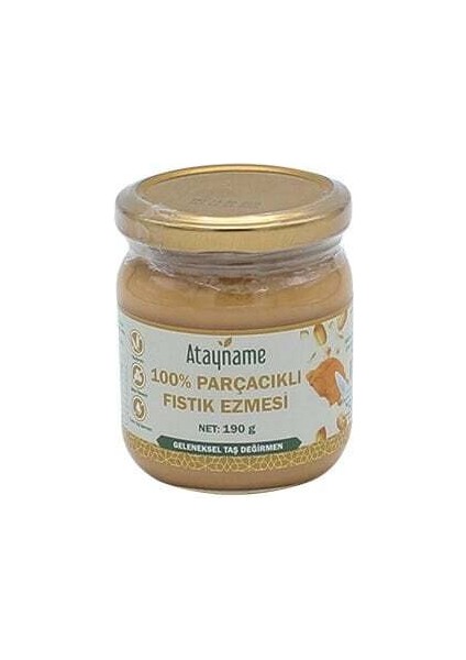 Lisinya 100% Parçacıklı Fıstık Ezmesi 190 G