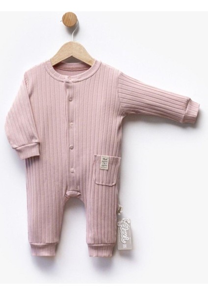 Unısex Bebek Baskılı Tulum Salopet