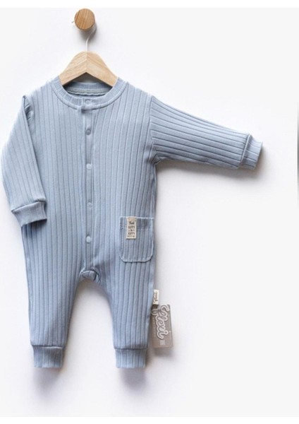 Unısex Bebek Baskılı Tulum Salopet