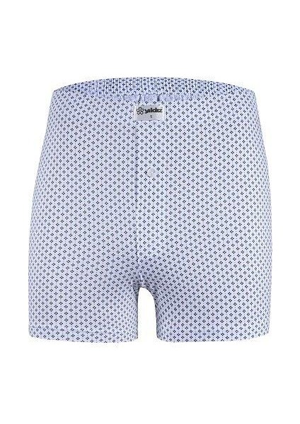35 Battal Emprime Penye Desenli Erkek Boxer