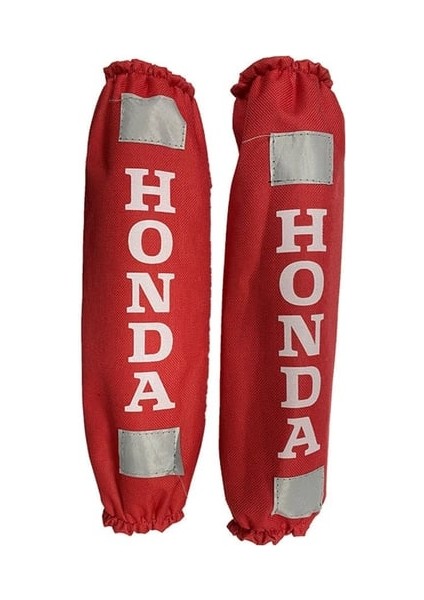 Honda Reflektörlü Kırmızı Amortisör Kılıfı Çorabı Su ve Çamur Geçirmez