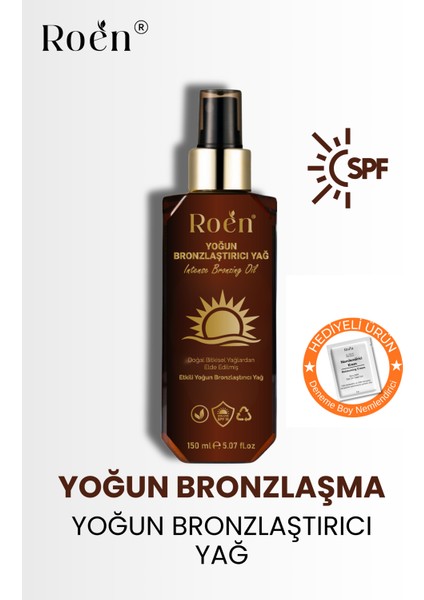 Hindistan Cevizi Yağı Içeren Bronzlaştırıcı Yağ, Spf 15 Korumalı, Yoğun Bronzlaştırıcı Yağ 150 ml