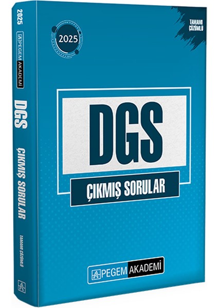 2025 DGS Çıkmış Sorular Tamamı Çözümlü