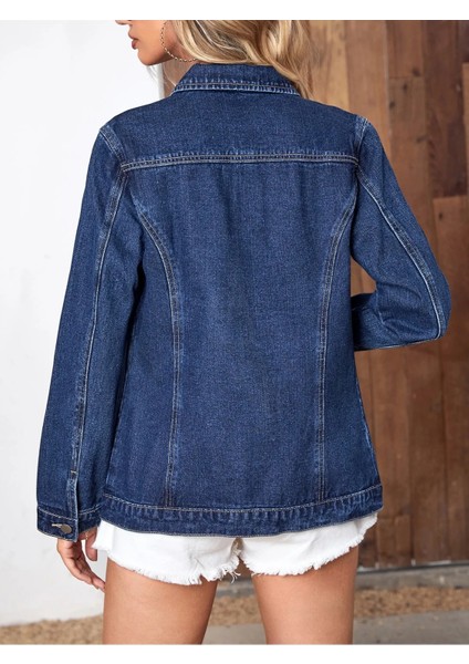 Kadın Boyfriend Kot Ceket modelleri