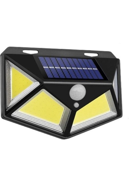 Harekete Sensörlü Solar Enerjili Işık Bahçe Işıklandırmak Için Lamba Dış Mekan Için Uygun Güneş Enerjili Aydınlatma Piknik Kamp Tatil Için Bahçe, Havuz Kenarı Aydınlatması BK-100B Cob
