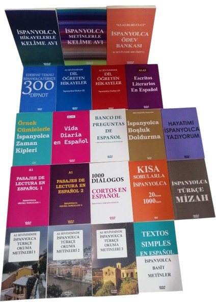 Ispanyolca(21 Kitap)Eğitim Seti