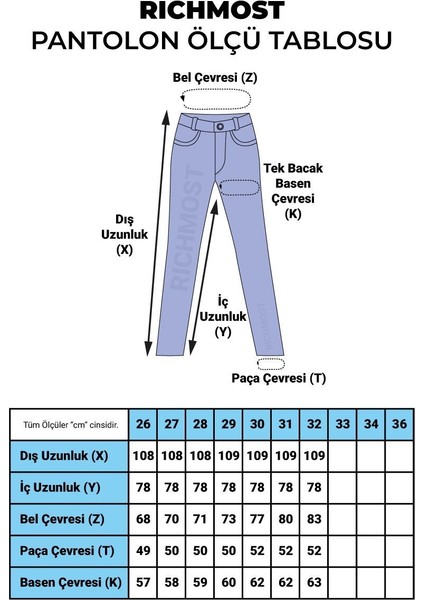 Geniş Paçalı ve Yüksek Belli Cepli Rahat Kadın Kot Pantolon Relaxed Jean Koyu Mavi Tintli Denim