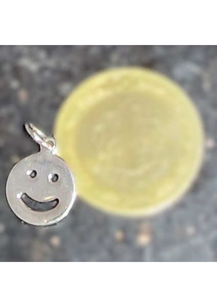 925 Ayar Gümüş Smiley Kolye Ucu fiyatları