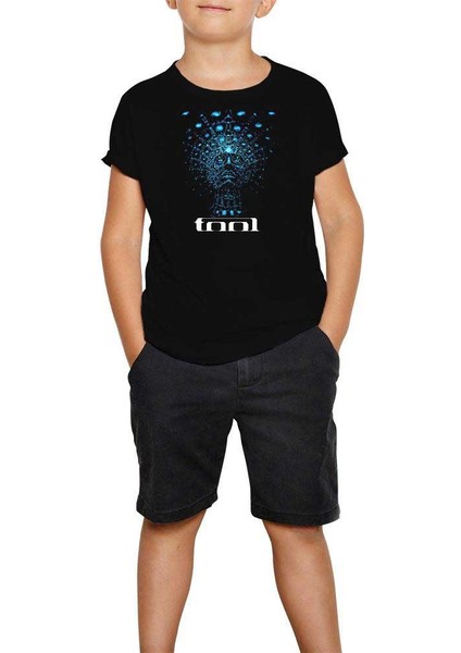 Tool Blue Face Siyah Çocuk Tişört