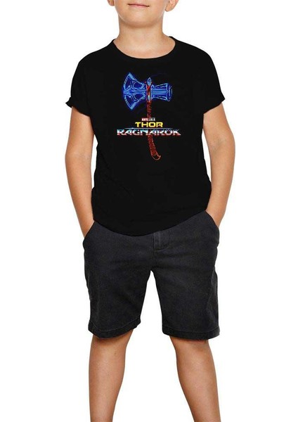Thor Stormbreaker 2 Siyah Çocuk Tişört