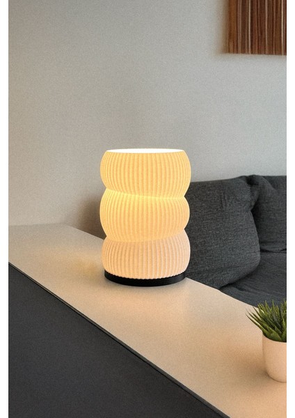 Bella Pinter Modern Tasarım Beyaz Abajur Masa Lambası fırsatları