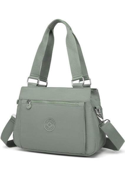 Krinkıl Kumaş Kadın Omuz Çantası Smart Bags 1125 Yeşil modelleri