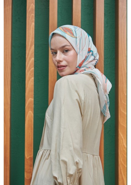 Lotus Petrol Yeşili Pamuk Viskon Eşarp fiyatları