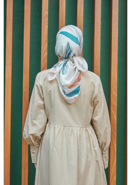 Lotus Petrol Yeşili Pamuk Viskon Eşarp fırsatları