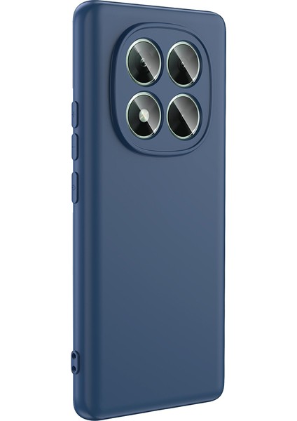 Xiaomi Poco X7 Kılıf Lansman Içi Kadife Silikon Lacivert