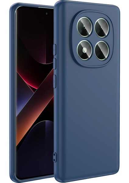 Xiaomi Poco X7 Kılıf Lansman Içi Kadife Silikon Lacivert fiyatları