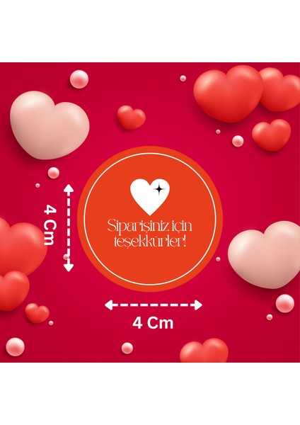 Yuvarlak Sticker Siparişiniz Için Teşekkürler Paketleme ve Hediye Notu Etiket 140 Adet 4cm fiyatları