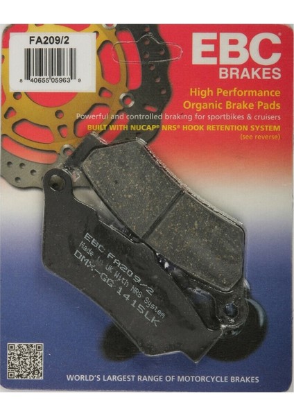 Bmw G 650 Gs Ön Fren Balata