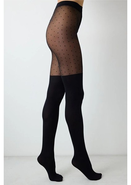 Doty Boot Siyah Külotlu Çorap