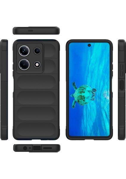 Infinix Note 30 4g Kılıf Etnik Optimum Silikon Siyah