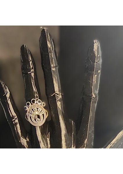 925 Ayar Gümüş Markazit Otantik Yüzük