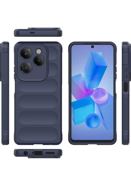 Infinix Hot 40 Pro Kılıf Etnik Optimum Silikon Yeşil fiyatları