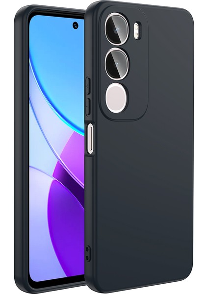 Vivo Y19S Kılıf Lansman Içi Kadife Silikon Siyah fiyatları
