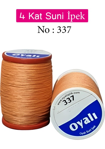 4 Kat Suni Ipek Iplik Iğne Oyası Boncuk Ipi Tığ Oyası NO:337