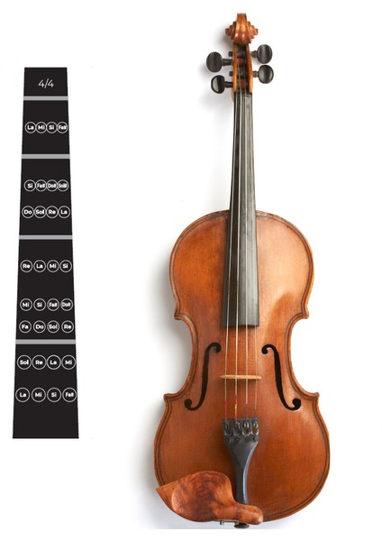 4/4 Tam Boy Keman-Nota-Etiket-Kolay Öğrenme-Sticker-Klavye-Çıkartma-Violin-Keman Aksesuar