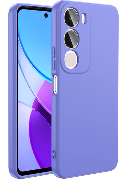 Vivo Y19S Kılıf Lansman Içi Kadife Silikon Lila fiyatları