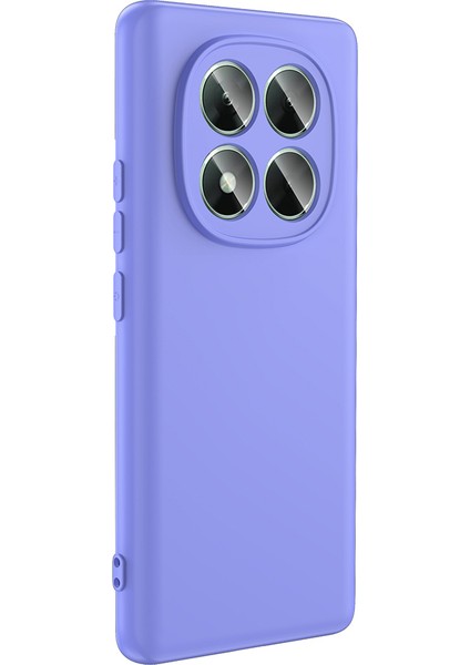 Xiaomi Redmi Note 14 Pro 5g Kılıf Lansman Içi Kadife Silikon Lila