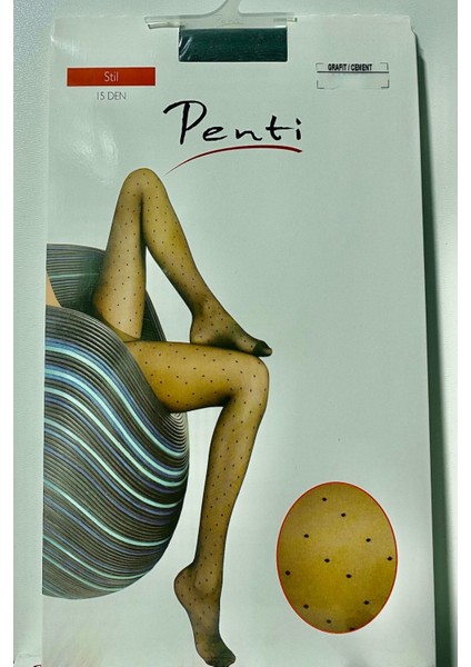 Pentı Desenlı Stıl Kulotlu