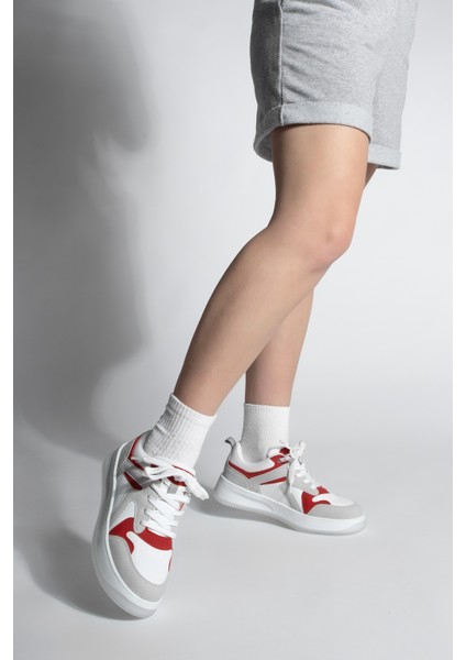 Kadın Sneaker Yüksek Taban Spor Ayakkabı Aryan