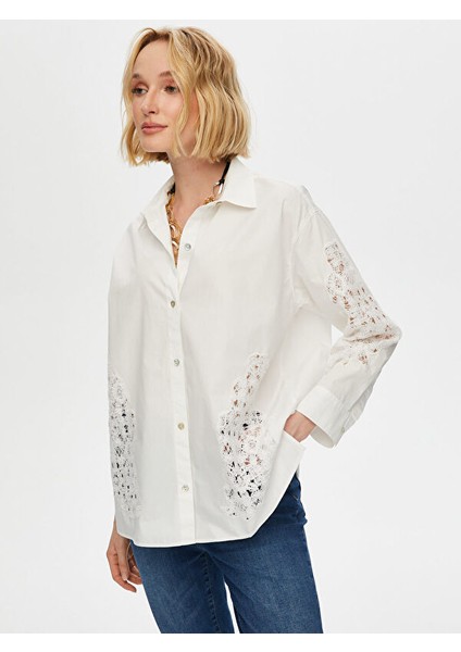 Kroşe Garnili Poplin Tunik S25TNK002 modelleri