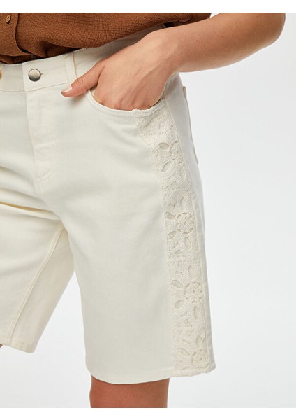 Croche Garnili Jean Şort S25JST001 fırsatları