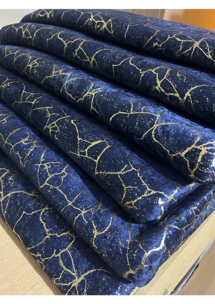 Koltuk Çekyat Örtüsü Yeni Moda Altın Varaklı Dekoratif Lacivert Zemin Süngerli Koltuk Örtüsü 1ADET fiyatları