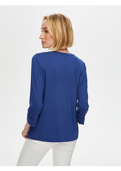 V Yaka Truvakar Kol T-Shirt 005 modelleri