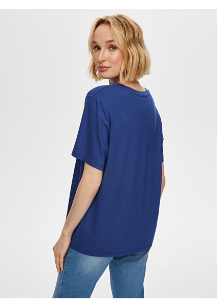 Yuvarlak Yaka Kısa Kol T-Shirt 002 modelleri