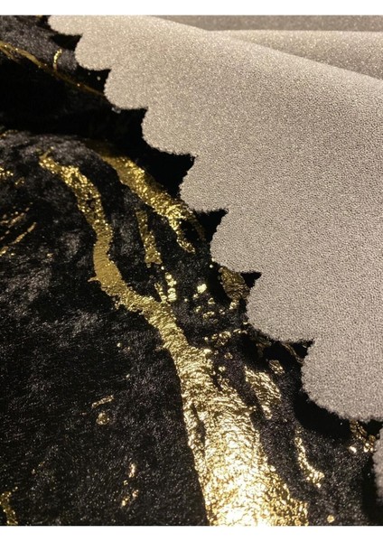 Koltuk Çekyat Örtüsü Yeni Moda Altın Varaklı Dekoratif Siyah Zemin Süngerli Koltuk Örtüsü indirimleri