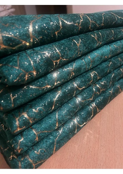 Koltuk Çekyat Örtüsü Yeni Moda Altın Varaklı Dekoratif Haki Yeşil Zemin Süngerli Koltuk Örtüsü 1ADET