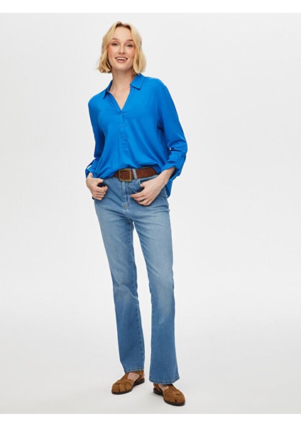 V Yaka Truvakar Kol T-Shırt 006