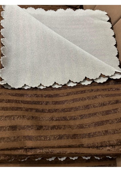 Süngerli Koltuk Örtüsü Yeni Moda Çizgili Kahverengi RENGI 1ADET 210*170 cm fiyatları