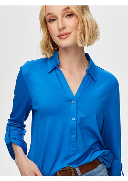 V Yaka Truvakar Kol T-Shırt 006 indirimleri