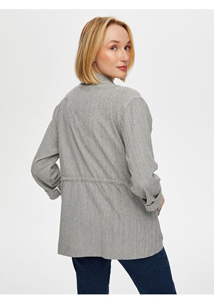 Beli Tünelli Cep Detaylı Örme Ceket S25CKT041 modelleri