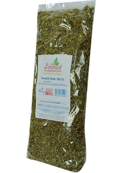 Kekik Doğal Yemeklik 100 gr Paket