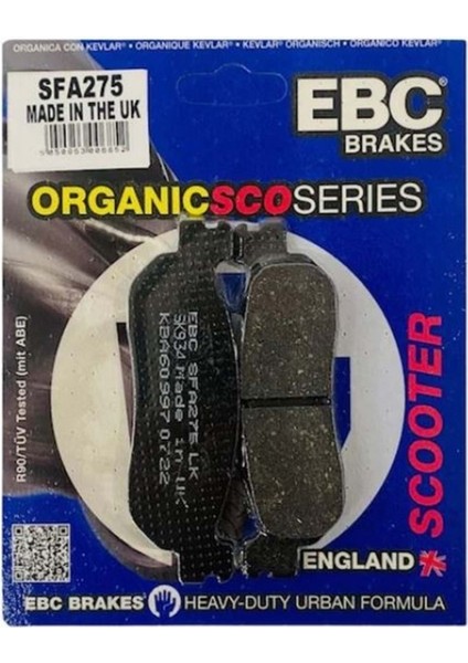 Yamaha T 105 E Crypton Ön Fren Balata Ebc