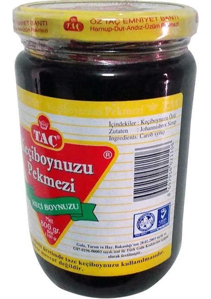 Keçiboynuzu Pekmezi Harnup Pekmezi Cam Kavanoz 800 gr