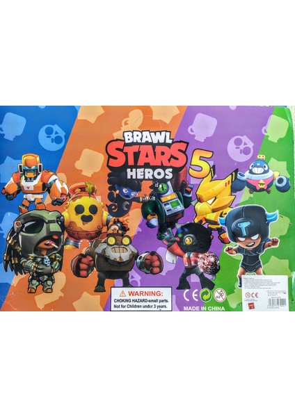 Brawl Stars 5 Li Karakter Figür Seti