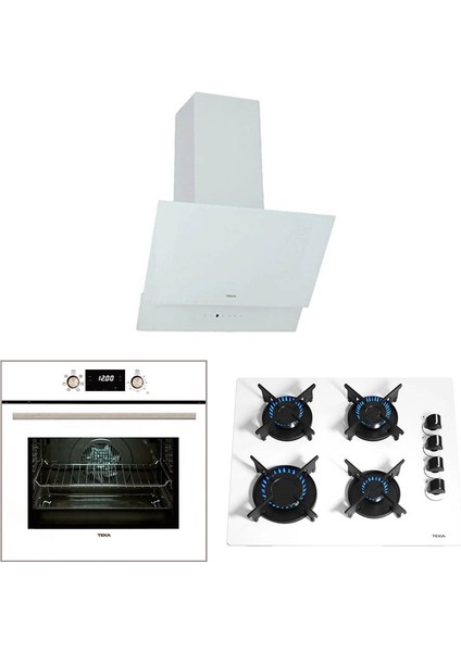 Chef 6 Premium Hak 627 Wh+Gbe 64002 Kbc Wh+Atv 60 Beyaz Ankastre Set